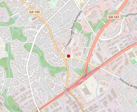 Map showing Cafe Songhai
