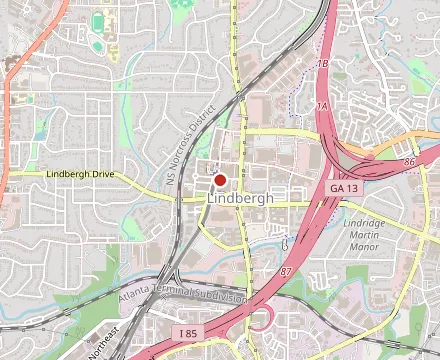 Map showing 26 Thai Kitchen & Bar
