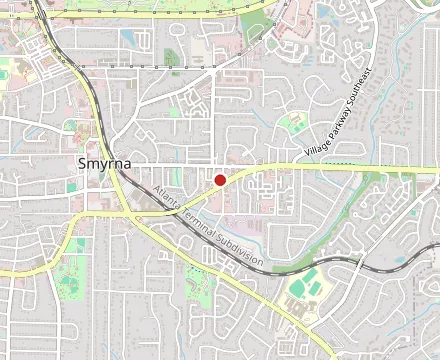 Map showing Mezza Luna