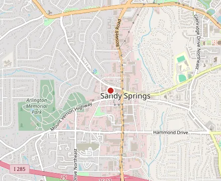 Map showing The Select