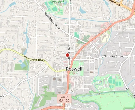 Map showing Table & Main