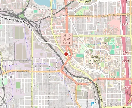 Map showing Rock Steady