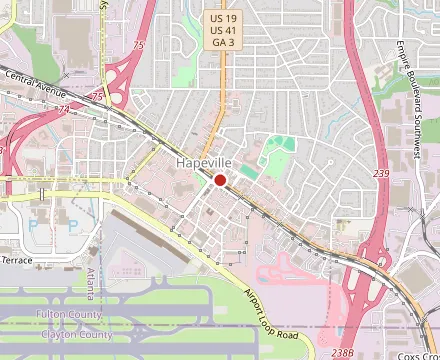 Map showing Volare Bistro