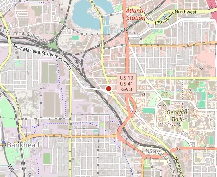 Map showing The Optimist