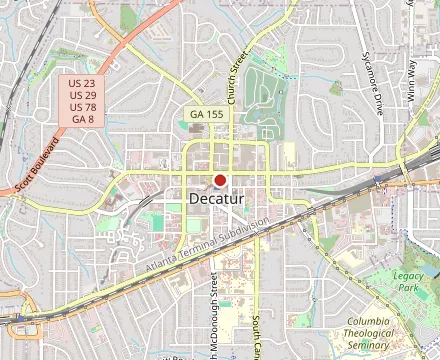 Map showing The White Bull