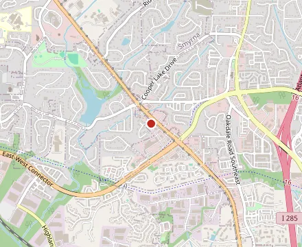 Map showing Zeke's Kitchen & Bar