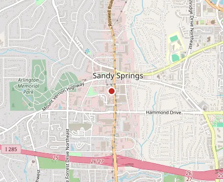 Map showing Rumi's Kitchen