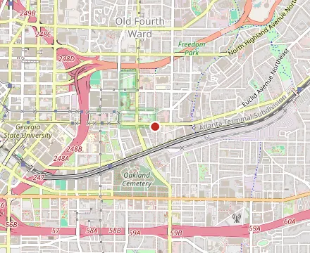 Map showing Staplehouse