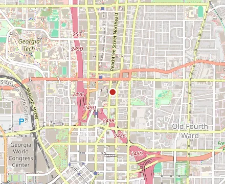Map showing Flavor Rich Restaurant