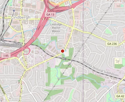 Map showing Embilta Café & Restaurant Ethiopian Cuisine